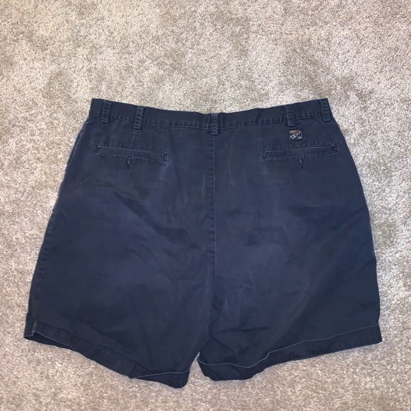 Izod Dark Blue Cotton Dress shorts size Waist 44 - Picture 9 of 11